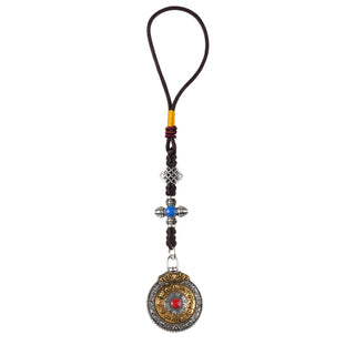 Tibetan Nine Palaces Bagua Pendant