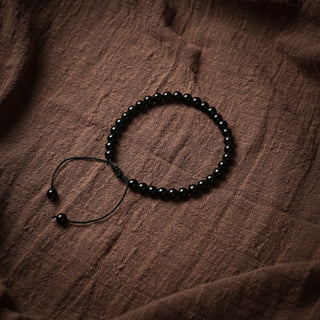 Root Chakra Obsidian bracelet