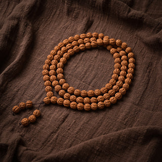 Tibetan 108 Rudraksha Prayer Mala