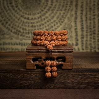 Tibetan 108 Rudraksha Prayer Mala