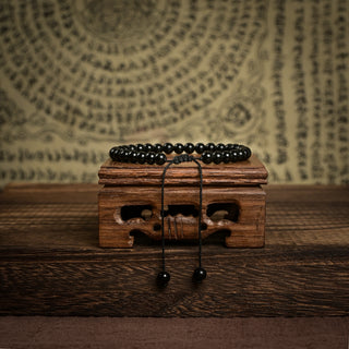 Root Chakra Obsidian bracelet