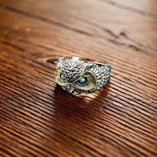 Tibetan Spiritual Owl Ring