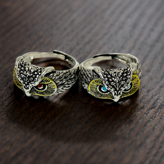 Tibetan Spiritual Owl Ring