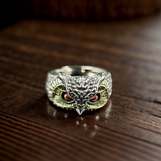 Tibetan Spiritual Owl Ring