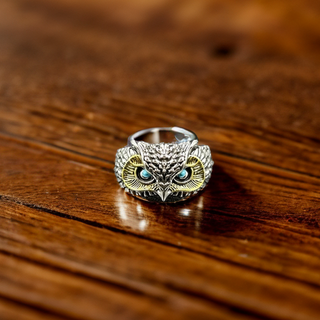 Tibetan Spiritual Owl Ring