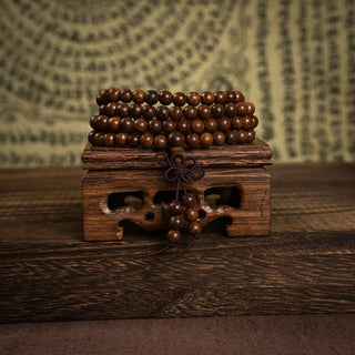 Calming Golden Sandalwood Mala Beads