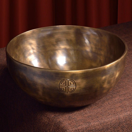 Authentic Handmade Tibetan Full Moon Singing Bowl Set