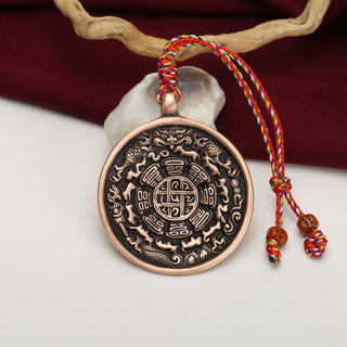 Authentic Handmade Tibetan Nine Palaces Bagua Charm Amulet