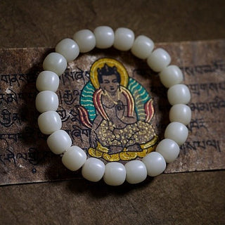 Spiritual Path Jade Bodhi Wrist Mala