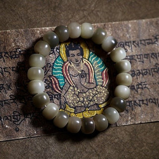 Spiritual Path Jade Bodhi Wrist Mala