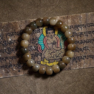 Spiritual Path Jade Bodhi Wrist Mala