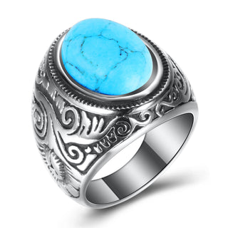 Tibetan Traditional Ring with Various Gemstones