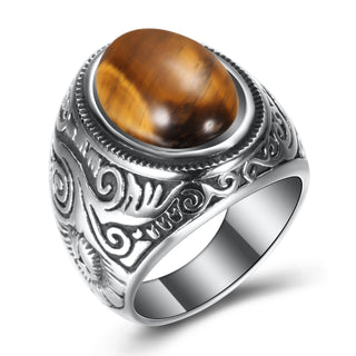 Tibetan Traditional Ring with Various Gemstones