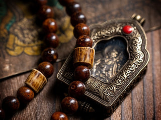 Tibetan Authentic Dark Bodhi Monk's Mala