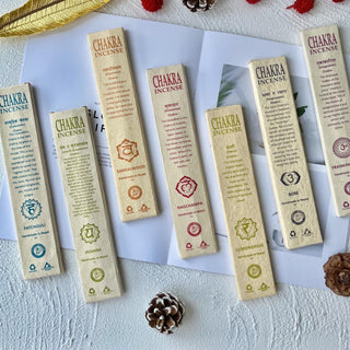 Chakra Healing Incense Set (7 packages)