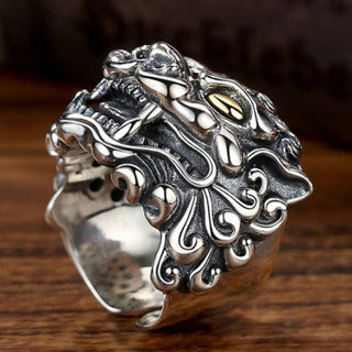 Tibetan Protection Pixiu Ring