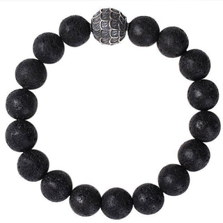 Negativity Blocking Lava Wrist Mala